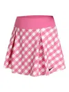 Nike Checked Skorts In Pink
