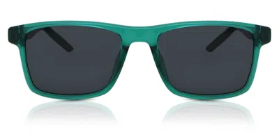 Nike Cheer Dz7380 370 Men's Sunglasses Blue Size 49 In Gray