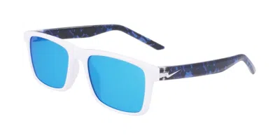 Nike Cheer M Dz7381 100 Men's Sunglasses White Size 49 In Gray