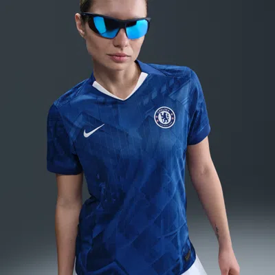 Nike Chelsea Fc 2025/26 Stadium Home  Women's Dri-fit Soccer Replica Jersey In Blue