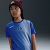 Nike Chelsea Fc Academy Pro Third Big Kids'  Dri-fit Soccer Pre-match Top In Blue