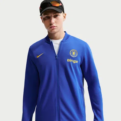 Nike Chelsea Fc Strike  Men's Dri-fit Soccer Knit Track Jacket In Blue