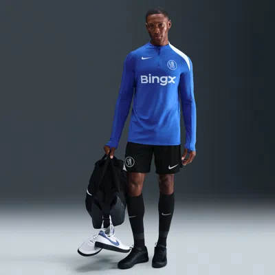 Nike Chelsea Fc Strike Third  Men's Dri-fit Total 90 Soccer Knit Shorts In Black
