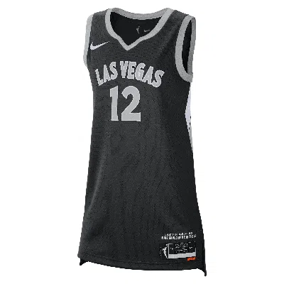 Nike Chelsea Gray Las Vegas Aces 2024  Women's Dri-fit Wnba Victory Jersey In Black