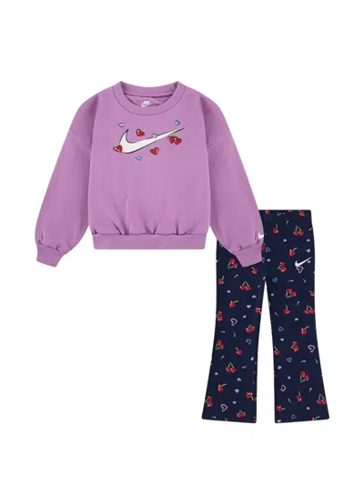 Nike Kids' Cherry Heart Trousers Set (set Of Two) In Multi