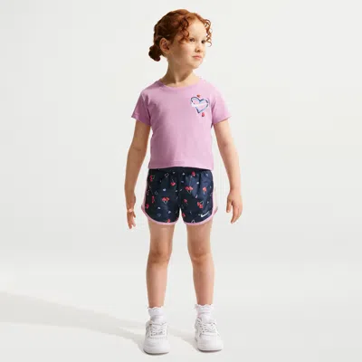 Nike Babies' Cherry Toddler 2-piece Printed Tempo Set In Multi