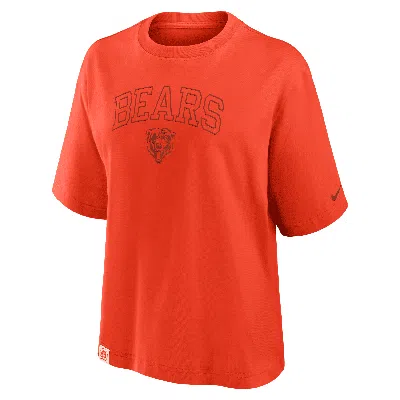 Nike Chicago Bears Arch Boxy  Women's Nfl T-shirt