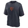 Nike Navy Chicago Bears Boxy T-shirt In Blue