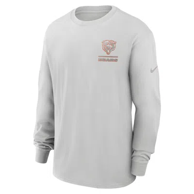 Nike Gray Chicago Bears Essential Heavy Max90 Long Sleeve T-shirt