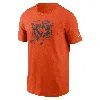 Nike Chicago Bears Faded Essential  Men's Nfl T-shirt In Orange