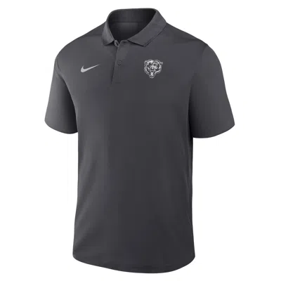 Nike Chicago Bears Fractal Logo Victory  Men's Dri-fit Nfl Polo In Gray