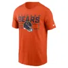 Nike Chicago Bears Helmet Essential  Men's Nfl T-shirt In Red