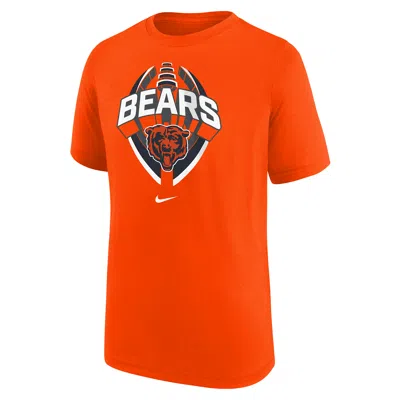 Nike Chicago Bears Legend Icon Big Kidsâ  Dri-fit Nfl T-shirt In Orange
