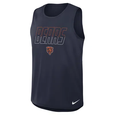 Nike Chicago Bears  Men's Dri-fit Nfl Tank Top In Blue