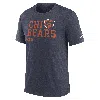 Nike Chicago Bears Overlap Lockup  Men's Nfl T-shirt In Blue