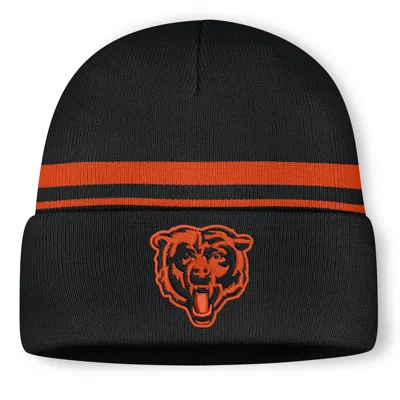Nike Chicago Bears Primetime Utility  Men's Nfl Cuffed Beanie In Black