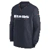 Nike Chicago Bears Sideline  Men's Nfl Long-sleeve Windshirt In Blue