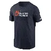 Nike Chicago Bears Team Outline Essential T-shirt  Men's Nfl T-shirt In Blue