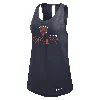 Nike Women's Navy Chicago Bears Performance Tank Top In Blue