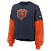 Nike Chicago Bears  Women's Nfl Pullover Crew In Blue