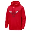 Nike Chicago Bulls Club  Men's Nba Pullover Hoodie In Red