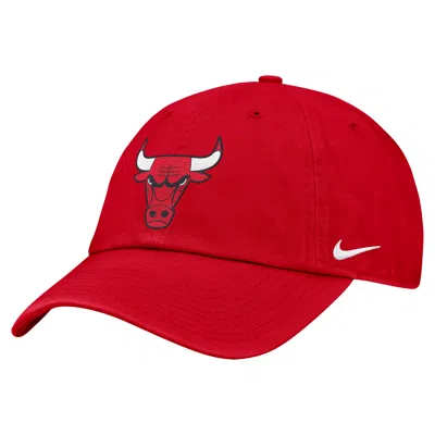 Nike Chicago Bulls Club  Unisex Nba Hardwoods Cap In Red