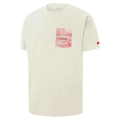 Nike Chicago Bulls Courtside  Men's Nba Max90 T-shirt In White