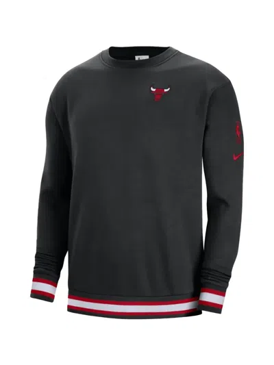 Nike Chicago Bulls Crew-neck T-shirt In Gray