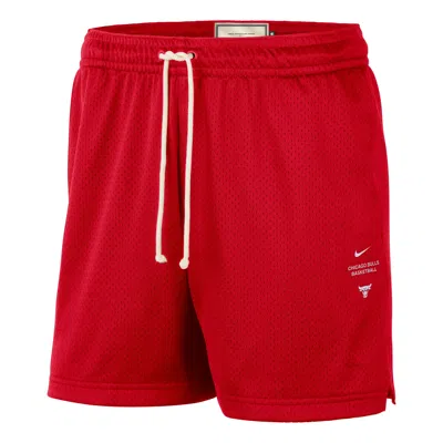 Nike Chicago Bulls Standard Issue Dri-fit 5"" Shorts 'university Red' In Animal Print