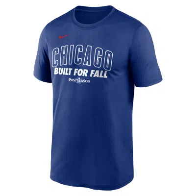 Nike Chicago Cubs 2025 Postseason Authentic Collection Legend  Men's Dri-fit Mlb T-shirt In Brown
