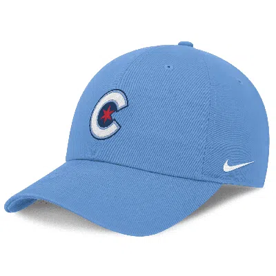 Nike Chicago Cubs City Connect Club  Unisex Mlb Adjustable Hat In Blue