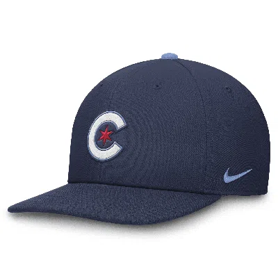 Nike Chicago Cubs City Connect Pro  Men's Dri-fit Mlb Adjustable Hat In Blue