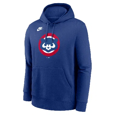 Nike Chicago Cubs Cooperstown Logo Club  Men's Mlb Pullover Hoodie In Blue