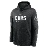 Nike Chicago Cubs Fashion Club  Men's Mlb Pullover Hoodie In Black