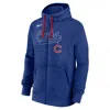 Nike Royal Chicago Cubs Knockout Script Full-zip Hoodie In Blue
