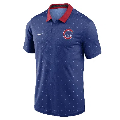 Nike Chicago Cubs Legacy Icon Vapor  Men's Dri-fit Mlb Polo In Blue