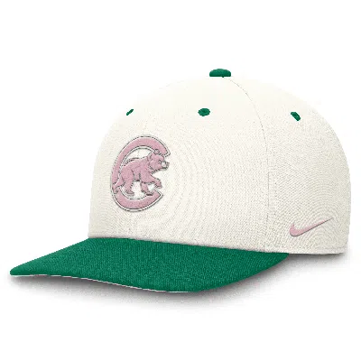 Nike Chicago Cubs Sail Pro  Unisex Dri-fit Mlb Adjustable Hat In White