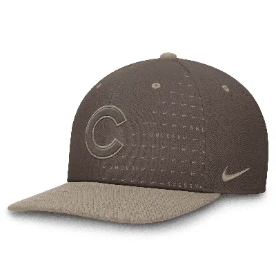 Nike Chicago Cubs Statement Pro  Men's Dri-fit Mlb Adjustable Hat In Brown