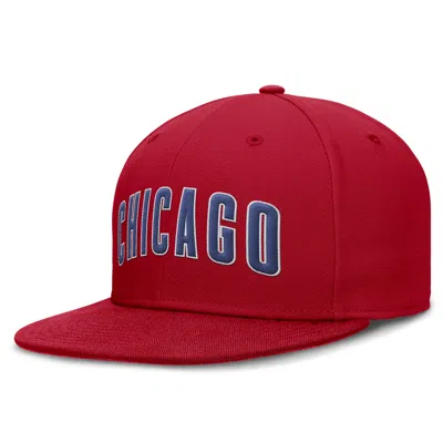 NIKE CHICAGO CUBS TRUE  MEN'S DRI-FIT MLB FITTED HAT,1015813694