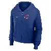 Nike Chicago Cubs Womenâs  Women's Mlb Full-zip Hoodie In Blue