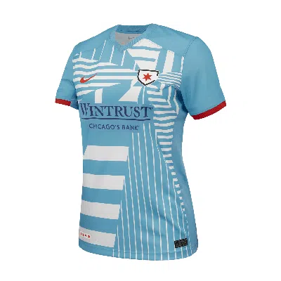 Nike Chicago Red Stars 2024 Stadium Primary  Women's Dri-fit Nwsl Replica Jersey In Blue