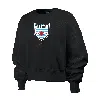 Nike Chicago Red Stars Phoenix Fleece  Women's Nwsl Crew-neck Sweatshirt In Black