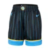 Nike Black Chicago Sky On-court Victory Performance Shorts In Black