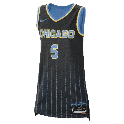 Nike Chicago Sky Explorer Edition  Women's Dri-fit Wnba Victory Jersey In Black