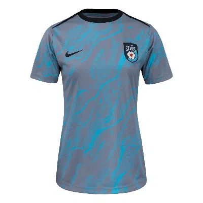 Nike Chicago Stars Fc 2025  Women's Nwsl Short-sleeve Pre-match Top In Blue
