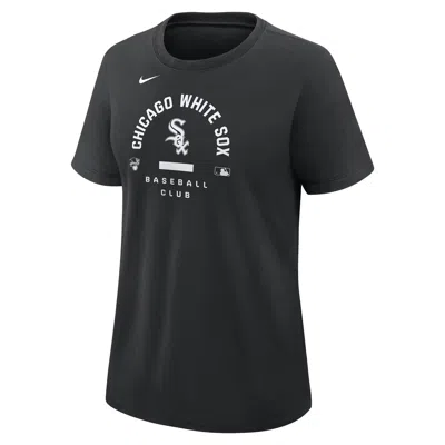 Nike Chicago White Sox Authentic Collection Early Work  Women's Dri-fit Mlb T-shirt In Black