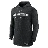 Nike Chicago White Sox Authentic Collection  Men's Dri-fit Mlb Pullover Hoodie In Black