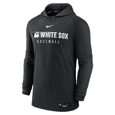 Nike Chicago White Sox Authentic Collection  Men's Dri-fit Mlb Pullover Hoodie In Black
