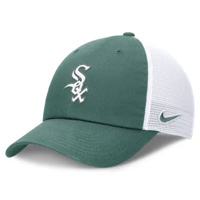 Nike Chicago White Sox Bicoastal Club  Unisex Mlb Trucker Adjustable Hat In Green