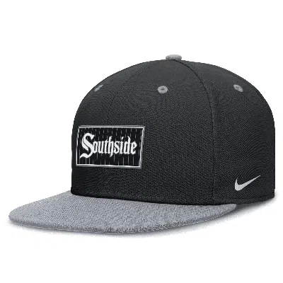 Nike Chicago White Sox City Connect True  Men's Dri-fit Mlb Fitted Hat In Black
